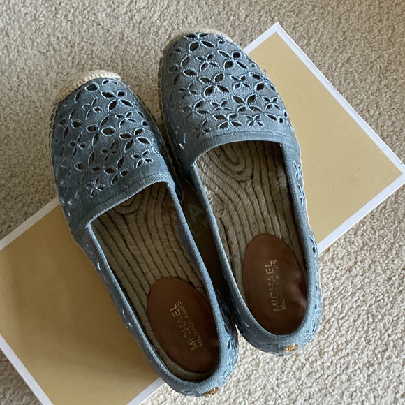 Michael Kors Denim Blue Espadrilles - Picture 1 of 4